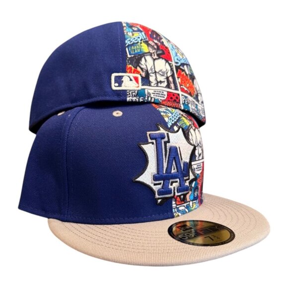 New Era Los Angeles Dodgers Diamond Hero Edition 59FIFTY Fitted Hat Size 7 3/4 - Picture 2 of 9